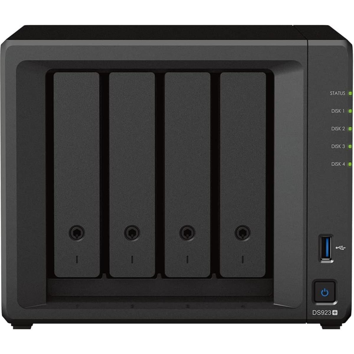 Synology Diskstation Ds923+ 4 Bay Diskless Nas W/ Ryzen R1600 Dual Core & 4gb Ddr4 Synology Diskstation Ds923+ 4 Bay Diskless Nas W/ Ryzen R1600 Dual Core & 4gb Ddr4