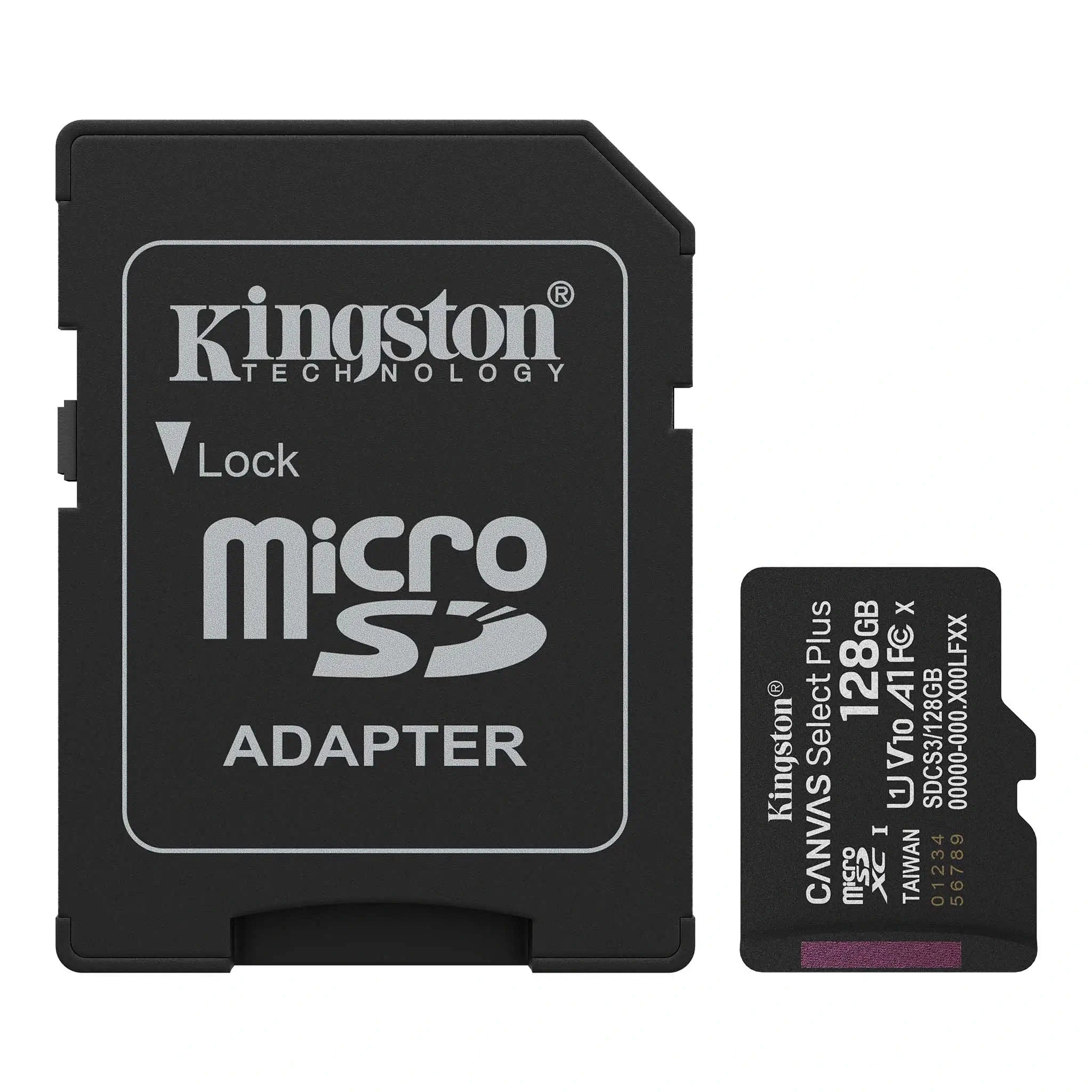 Kingston Microsd memory cards for electronics hardware