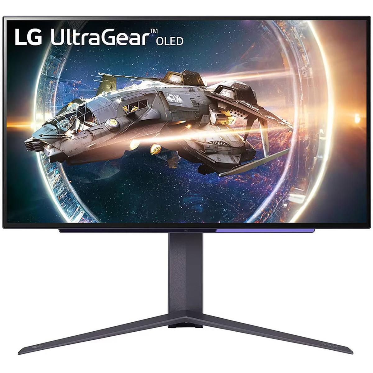 Lg 27gr95qe B Ultragear™ 27” Oled 2k Hdr10 240hz 0.03 Ms Hdmi 2.1 G Sync Compatible Anti Glare 98.5% Dci P3 Black - CompuMe