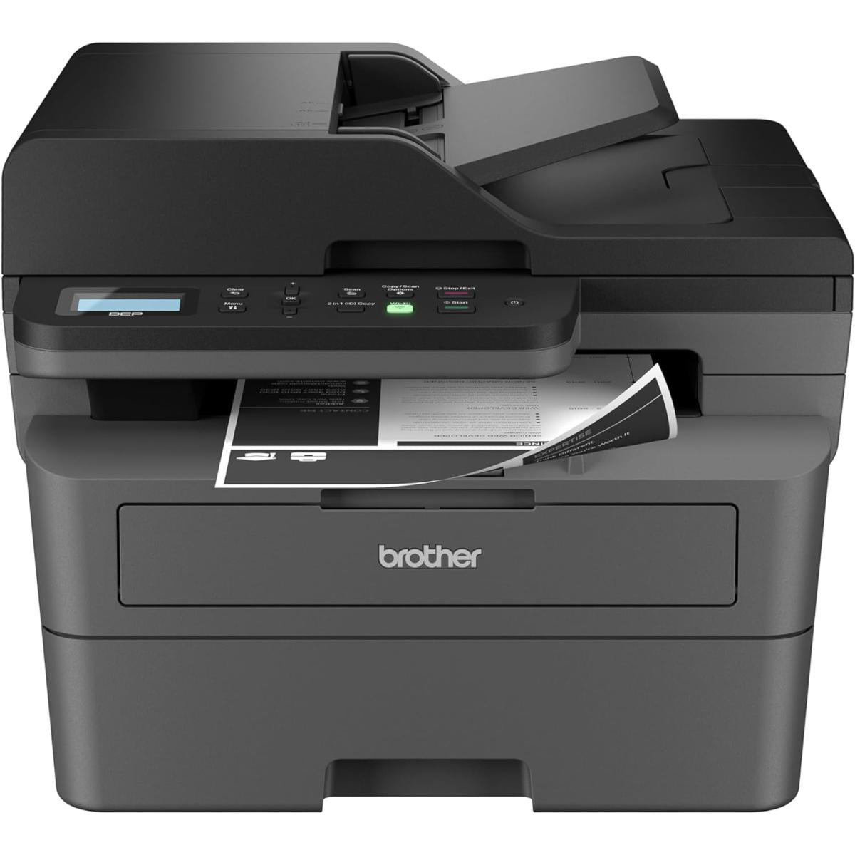 Brother DCP-L2640DW Wireless Mono Laser Multifunction 3-In-One Printer w/ 50-Page Auto Document Feeder - Black Brother DCP-L2640DW Wireless Mono Laser Multifunction 3-In-One Printer w/ 50-Page Auto Document Feeder - Black
