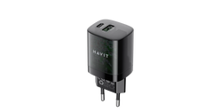 Havit UC303 EU 2-Port Travel Charger – 30W (Black)