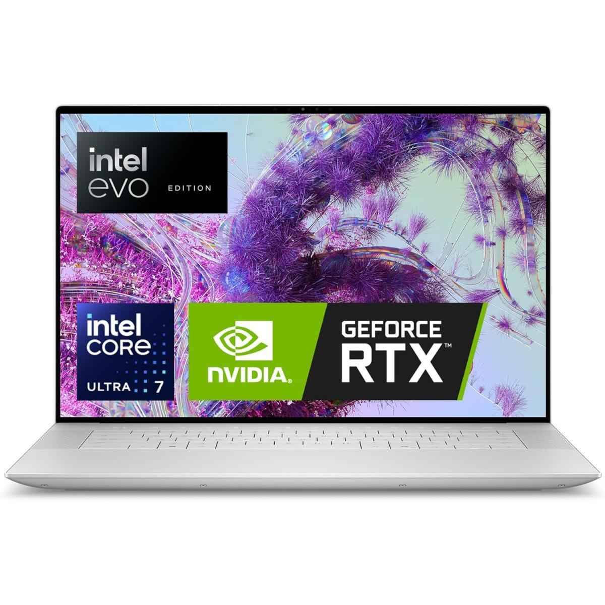 Dell Xps 16 (2024) 9640 Intel Core Ultra 7 H Serise Evo Edition Powerful 16 Cores Faster Performance Longer Battery Life W/ Intel® Ai Ready & Nvidia Rtx 4050 6gb