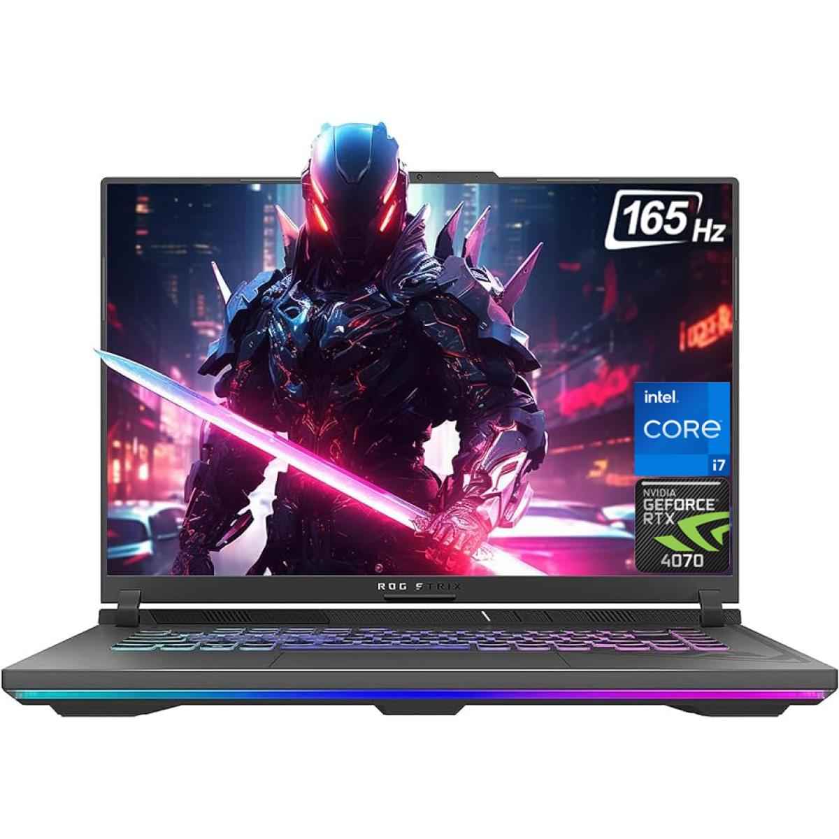 Asus New Rog Strix G16 (2024) G614ji 13gen Intel Core I7 13650hx 14 Cores W/ Nvidia Rtx 4070 8gb Ddr6 & 16" Ips 165hz Display Eclipse Gray