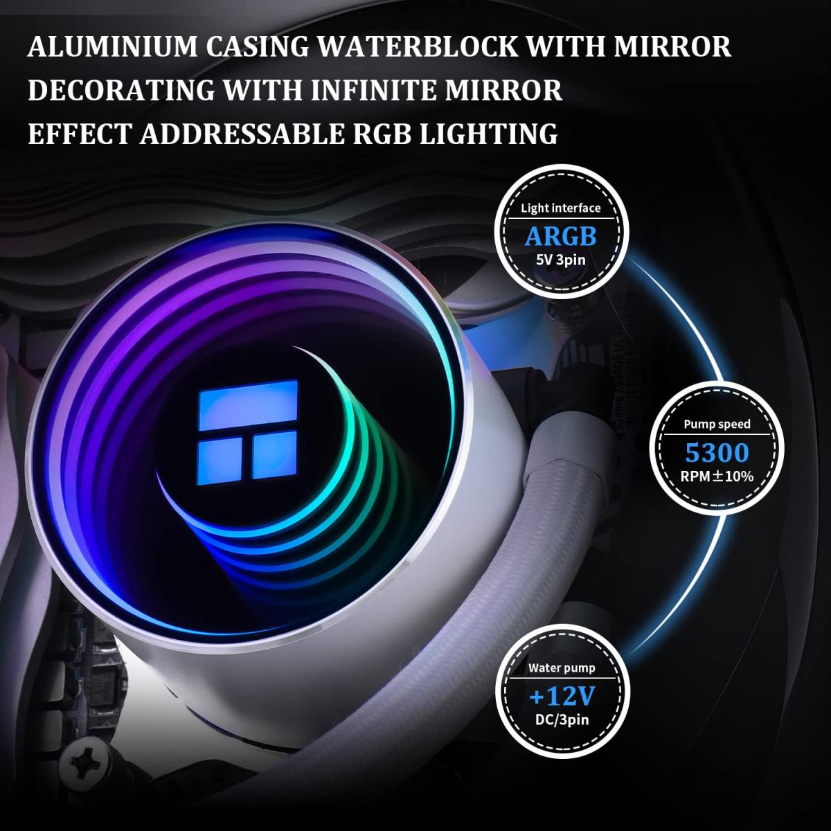 Thermalright ARGB PWM FDB bearing cooling fan for PC cooling