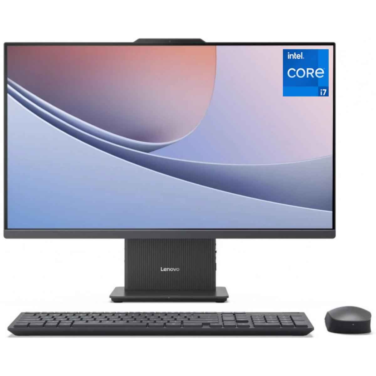 Lenovo Thinkcentre Neo 50a (2024) 27" All In One Pc 13gen Intel Core I7 10 Cores W/ High Performance Processor & Ddr5 Memory Black