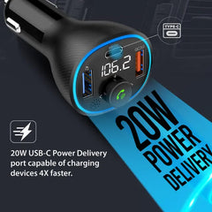 Promate PowerTune-38W, Wireless Hands-free Kit with FM