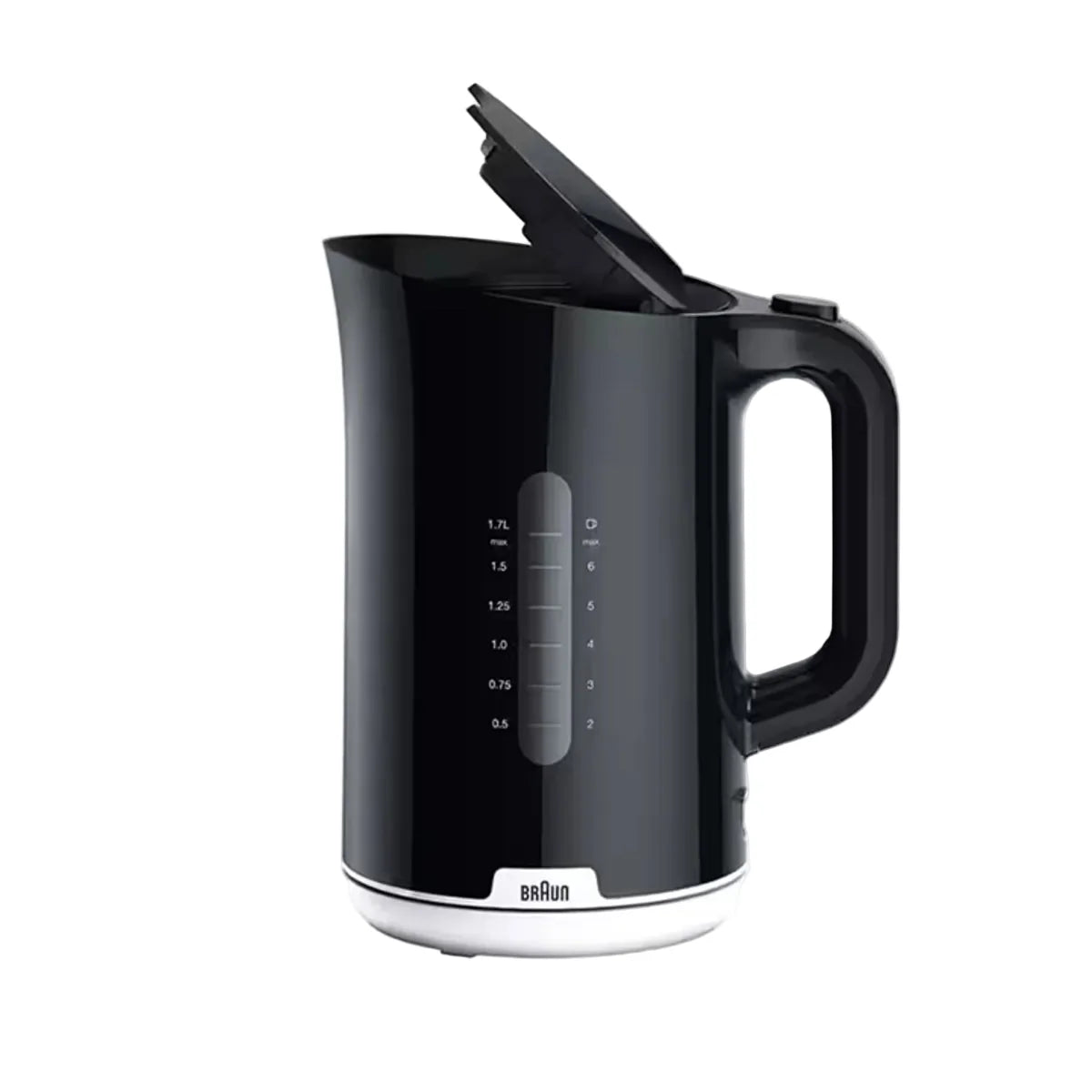Braun Electric Kettle, 1.7Lit, 2200Watts, Black - WK1100BK