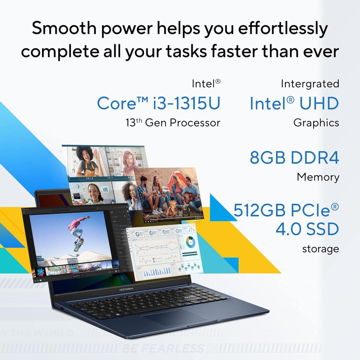 Asus NVMe PCIe laptop for portable computing