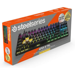 Steelseries Apex 9 Tkl Mechanical Gaming Keyboard Optical Switches 2 Point Auation Keyless Compa Size Removable Switches Us Layout (qwerty)