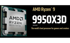 AMD RYZEN 9 9950X3D 16-Core 4.3GHz (5.7 GHz Max Boost) 132MB Cache AM5 Desktop Processor , Tray