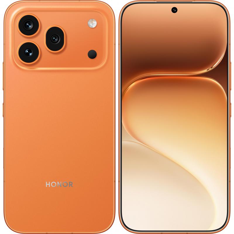 Honor 600 Pro Dual Card Open Market, 12GB & 512GB, 6.6Inch, 7000Mah, Orange - 5109CHHF