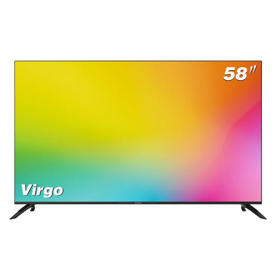 G-Guard LED TV 58Inch, Smart Google licensed TV, 4K, 4HDMI & 2USB, Chromcast, HDR10+ - LED GG-58 CG Virgo+