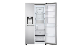 LG Side by Side Refrigerators, 674Lit, Linear Compressor, Door in Door, Silver - GCJ-287TVL.APZPELF