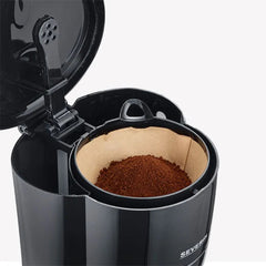 Severin American Coffee Maker, 1.25Lit, 10Cups, 900Watts, Black - 4320