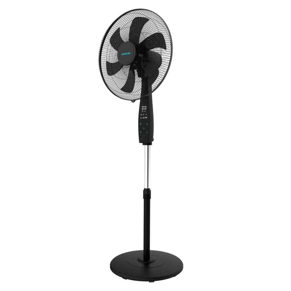 Cecotec Stand Fan with Remote Control, 18inch, 6Blades, 70Watts, Black - 5294