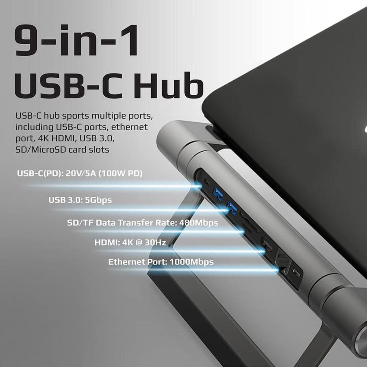 Promate 4K USB 3.0 laptop for portable computing