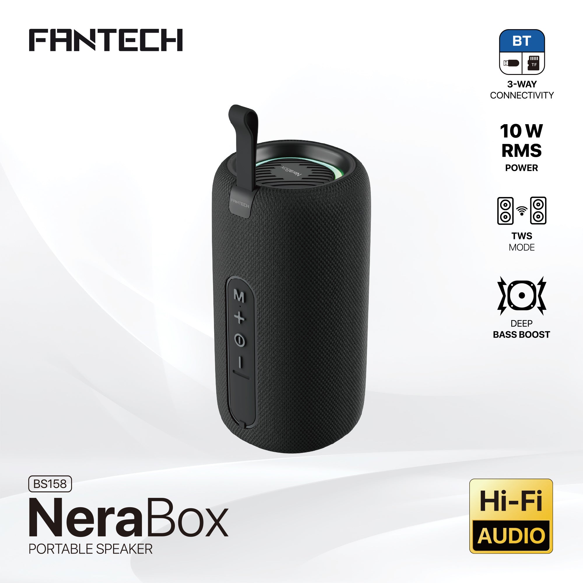 FANTECH BS158 NeraBox 10W RMS PORTABLE SPEAKER FANTECH BS158 NeraBox 10W RMS PORTABLE SPEAKER