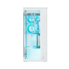 Arctic Xtender VG White Clear Glass Premium E-ATX PC Gaming Case