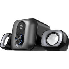 HP DHS-2111S Wired 2.1 Mini Multimedia (3.5mm) Loud Speaker For Home, Office, Gaming Room w/Subwoofer, 360 ° surround sound, 11w Total Power | DHS-2111S | - CompuMe