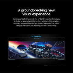 Samsung 57" Odyssey Neo G9 G95nc Quantum Mini Led Dual 4k Uhd 1000r Curved 240hz 1ms Displayhdr 1000 Amd Freesync Premium Pro W/ 2.1 Dp & Hdmi