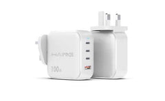 Haing Hi A091 4 Port USB Type C Gan Fast Charger Uk 100w