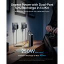 Anker Prime 26K Power Bank – 300W Total Output, 140W Fast Laptop Charging, 250W Dual‑Port Input, Smart Display & App Control, TSA‑Approved Capacity - 18 Month Warranty
