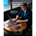 Anker Prime 20K Power Bank – 220W Total Output, 140W Fast Laptop Charging, 100W Max Recharging, Smart Display & App Control, TSA‑Approved Capacity - 18 Month Warranty