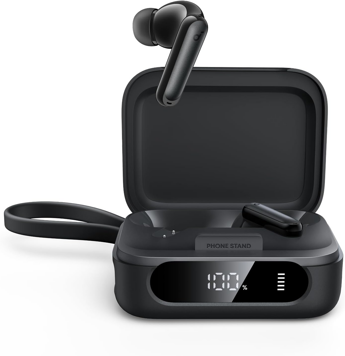 Anker Soundcore P41i Adaptive Noise Cancelling Earbuds – Portable Charging Case - Black