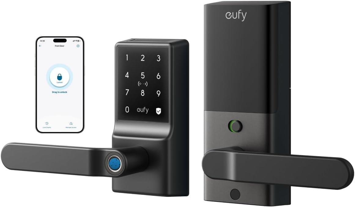Anker Eufy Smart Lever Lock C33 Black
