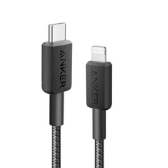 Anker Anker 322 USB-C to Lightning Cable (6ft Braided) Black
