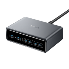 Anker Prime Charger (200W, 6 Ports, GaN) UK Silver