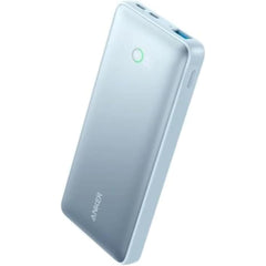 Anker 533 Power Bank10000mah Portable Charger-A1249 (PowerCore 25W) With 3 Port, 2 USB-C, 1 USB-A Fast Charging Battery Pack For iPhone Series, iPad, Samsung, Android and More (Blue)