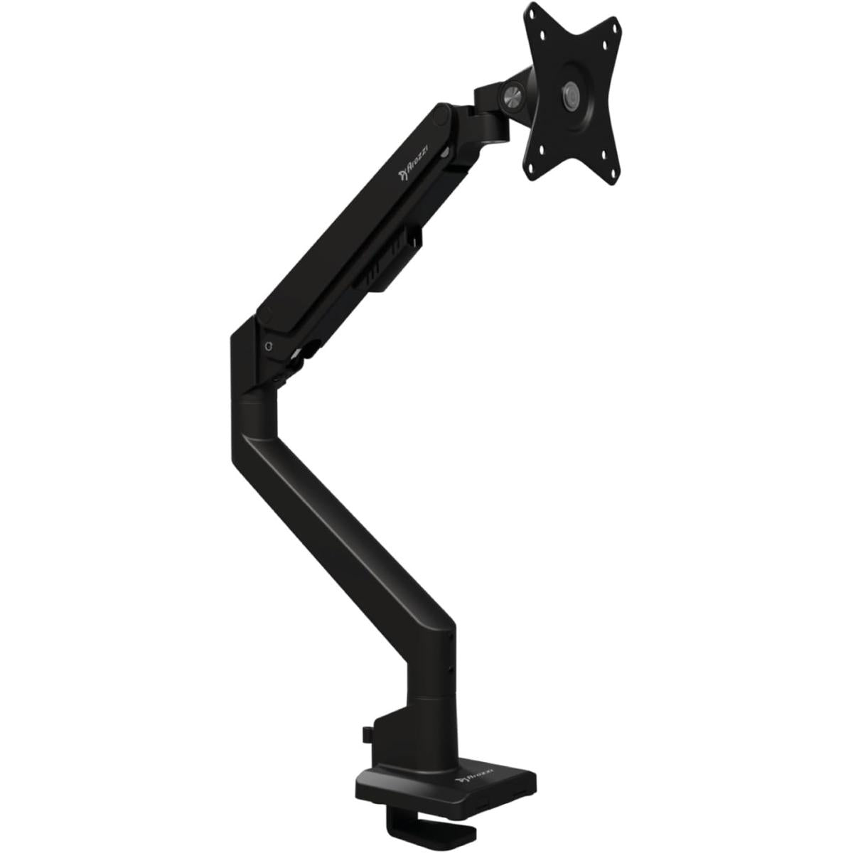 Arozzi Alzare Neo Gas Spring Single Monitor Arm Support up to 9KG 360° Screen Rotation Adjustable Height & Full Motion - Black
