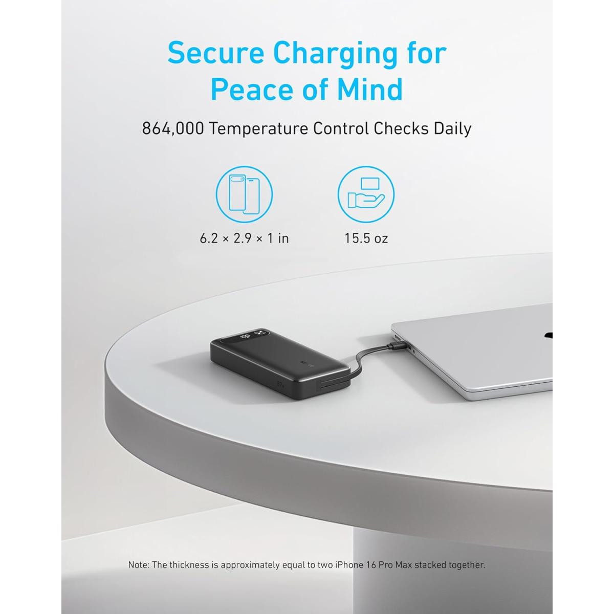 Anker Port 87w USB cable for device connectivity