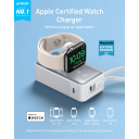 Anker MagGo A1657 - 10000mAh Power Bank, 35W Output, Built‑In USB‑C Cable, Apple Watch Wireless Charger, LED Display, Travel‑Approved, Black - 18 Month Warranty