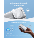 Anker MagGo A1657 - 10000mAh Power Bank, 35W Output, Built‑In USB‑C Cable, Apple Watch Wireless Charger, LED Display, Travel‑Approved, Black - 18 Month Warranty