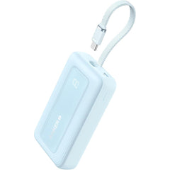 Anker Portable Charger, 10,000mAh 30W Power Bank, USB-C in and Out Fast Charging Battery Pack, Travel Essential Phone Power Bank, for iPhone 17/16/15, iPad, MacBook, Galaxy, Google, and More - Blue