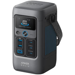 Anker SOLIX C200 DC 60.000mAH Power Bank Station, 192Wh Portable Power Station, LiFePO4 Battery, 200W Solar Generator