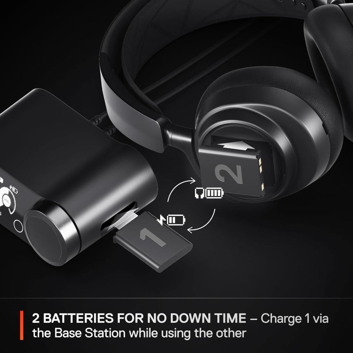 Steelseries wireless headset for computer setup