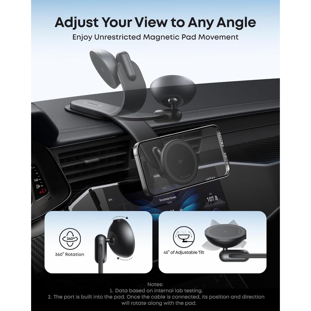 Anker wireless charger for device charging