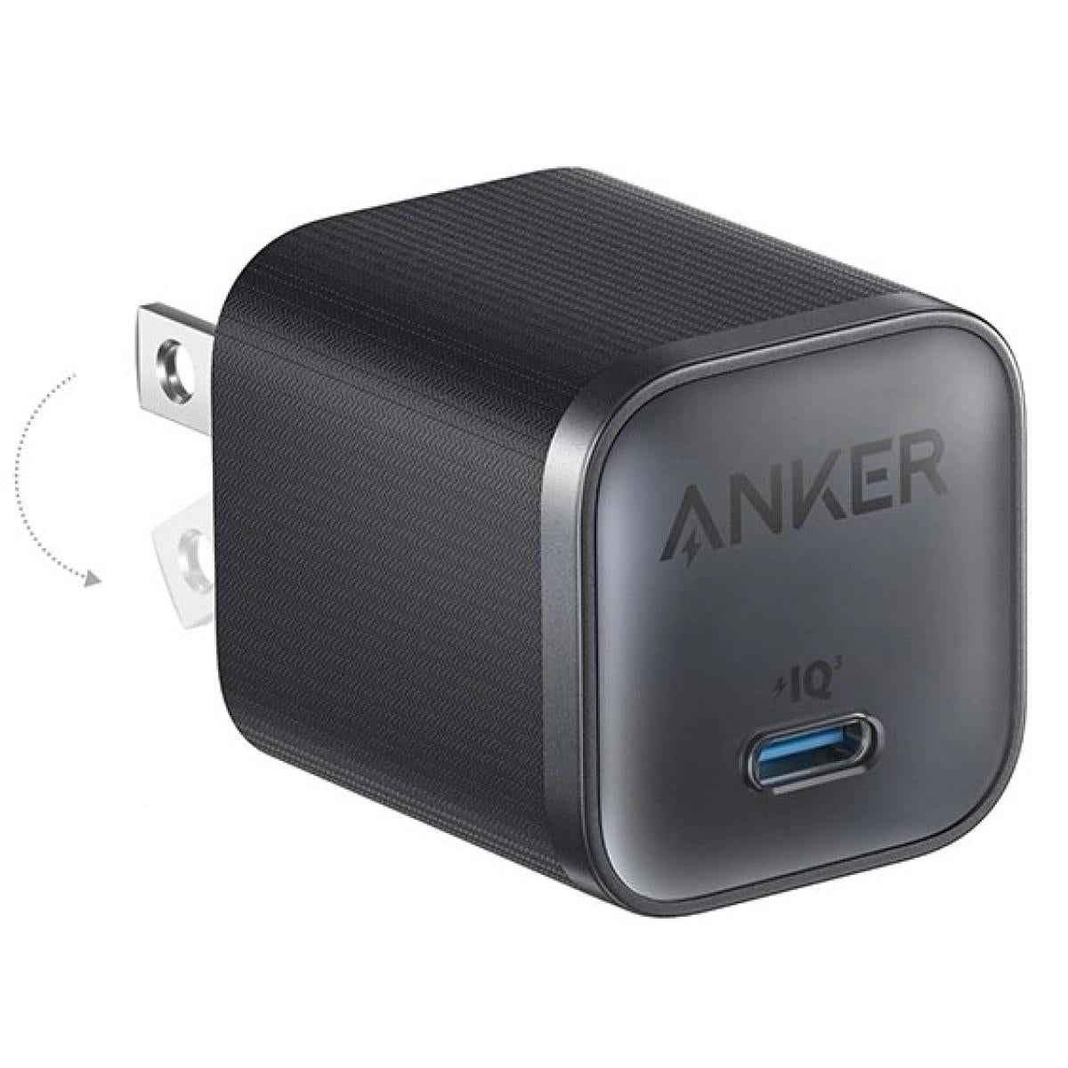 Anker Nano 45w Type C Charger Fast Charging, Compa And Foldable Plug Usb C Charger Block For Iphone 17/16 Series, Macbook, Pixel 9, Ipad, Samsung Galaxy S25 Ultra / S24 Series Black