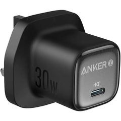 Anker A2698 Zolo 30W Compa USB C GaN Charger, 30W Power Output, Superior Temperature Management, Innovative Stacking Technology, Advanced GaN II Technology, Black