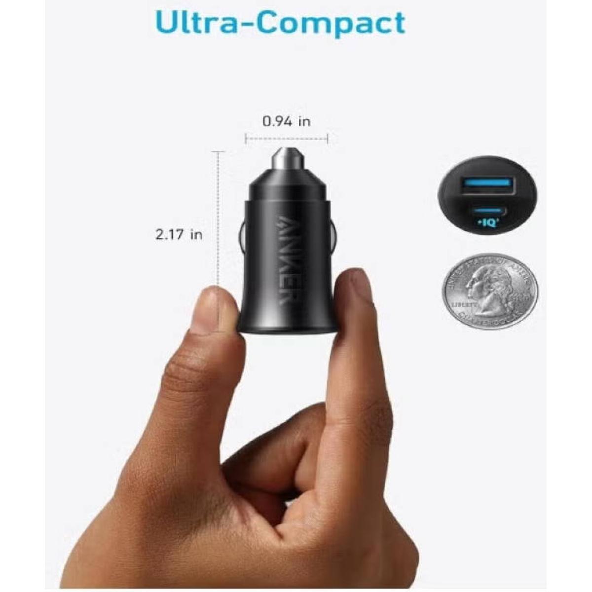 Anker Usb C Car Charger, 30w 2 Port Type C Car Adapter, Iphone Car Charger With Power Iq 3.0, For Smartphones Black Anker Usb C Car Charger, 30w 2 Port Type C Car Adapter, Iphone Car Charger With Power Iq 3.0, For Smartphones Black
