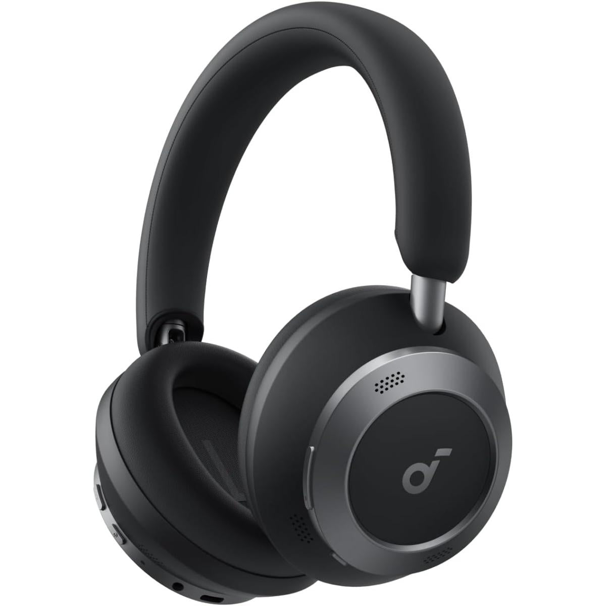 Anker Soundcore Space One Pro, With Headphones Case, Adaptive Aive Noise Cancelling Headphones Driven By 6 Mics, Super Foldable Design, 60h Lossless Audio, Ultra Fast Charging, Hi Res Wireless Black