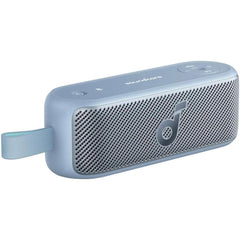 Anker Soundcore Motion 100 Portable Wireless Bluetooth Speaker, 20w Dual Full Range Drivers, Built In Strap, 12 Hour Playback, Bassup Technology, Ipx7 Waterproof, Customizable 9 Band Eq Blue