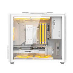 Huntkey A320G PC Empty Gaming Case without Fans -White