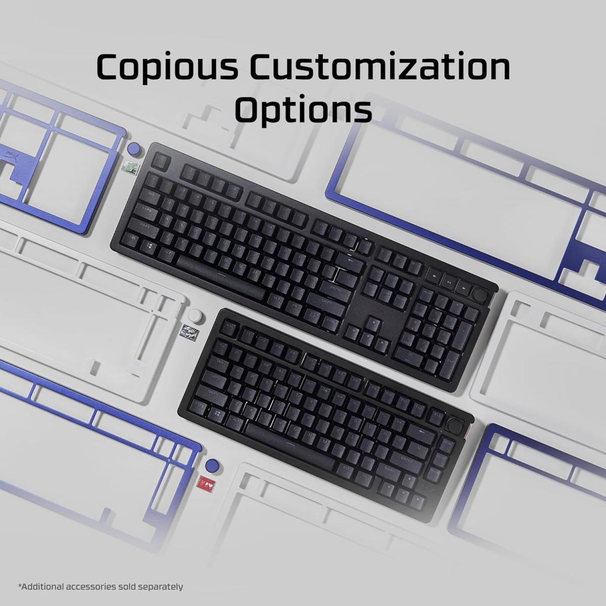 Hyperx Alloy Rise Mechanical Ultra Customizable Hot Swappable Switches Ambient Light Sensor Gasket Mounted Linear Switches Hyperx Alloy Rise Mechanical Ultra Customizable Hot Swappable Switches Ambient Light Sensor Gasket Mounted Linear Switches