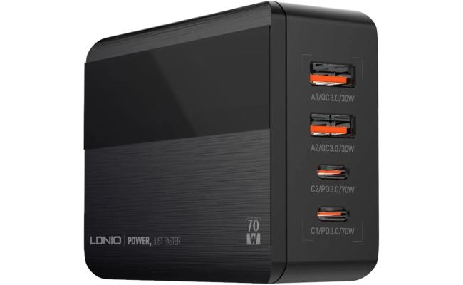 Ldnio A4808q 70w Gan Super Fast Charging Desktop Charging For Mobile Phone And Laptop With Ce Certification Black Ldnio A4808q 70w Gan Super Fast Charging Desktop Charging For Mobile Phone And Laptop With Ce Certification Black