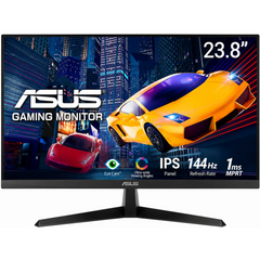 ASUS VY249HGE 24" Full HD IPS Eye Care Gaming Monitor, 144Hz (O/C), 1ms MBR, AMD FreeSync Premium, HDMI, VGA, Antibacterial Treatment , Black