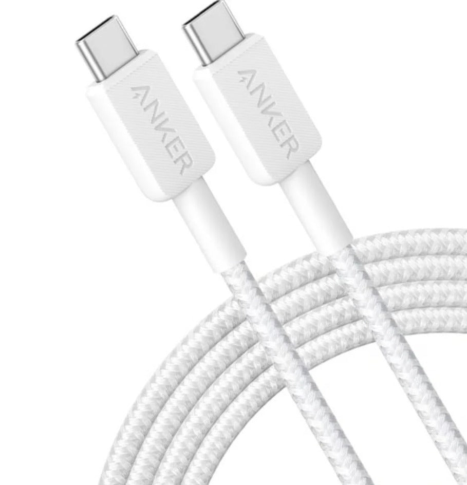 Anker Fast Charger Cable, USB-C to USB-C, 1.8m, 240W, White